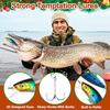 2024 Christmas Advent Calendar Fish Tackle Set 24 Days Countdown Fishing Lure Daily Fishing Gear with Baits Hooks Accessories