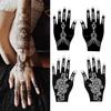 1 Pair New Makeup Beauty Henna Template Sticker DIY Body Art Temporary Hand Decal Tattoo Stencils