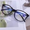 Очки для близорукости с защитой от синего света, черные очки в ретро-оправе для мужчин и женщин, очки в оправе