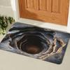 Коврик для пола 3D Коврик для пола с сильным водопоглощением с визуальным эффектом Нескользящий Быстросохнущий Ванная комната
