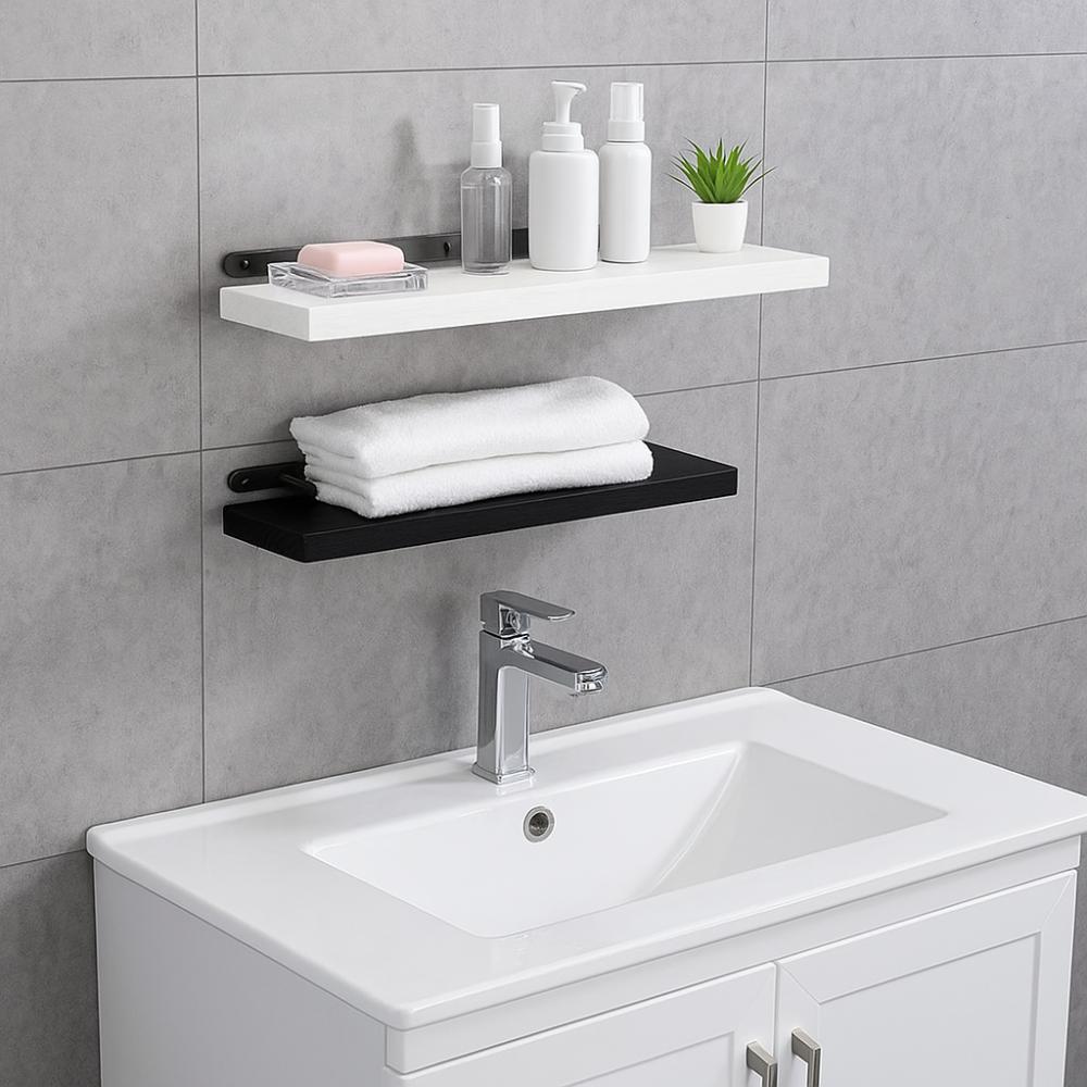 Настенная полка из массива дерева, подвесная полка для хранения книг, настенная книжная полка, современная подставка для демонстрации книг.