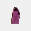 [Pre-Owned] GG Marmont Medium Pink Leather Quilted Wave Shoulder Bag - Excellent #1W42MYS
