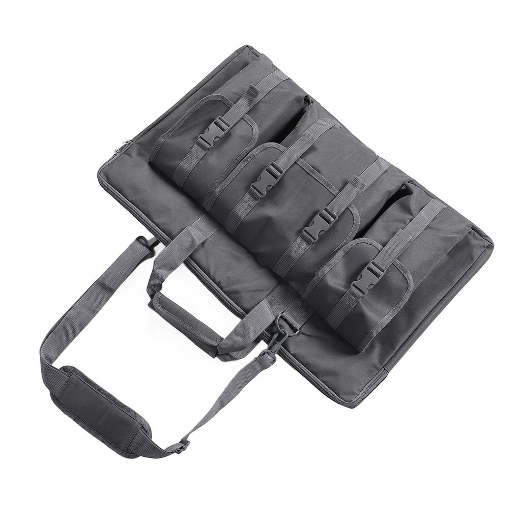 Satellite Carrying Case Large Pocket Canvas Portable Satellite Travel Bag for Gen 3 Adapter Cables