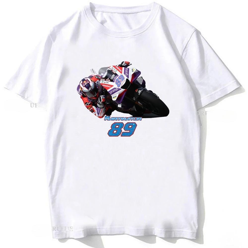 Jorge Martinator 89 GP Race Ride Fans T-Shirt New Summer Men Short Sleeve Sport Boy Casual Tees Motorcycle Riding White Tops