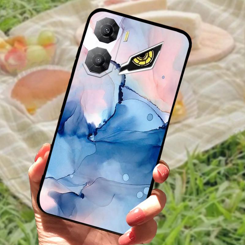 Чехол для ZTE Nubia Neo3 Neo 3 5G Z2464N TPU Мягкий Силиконовый Черный Матовый Чехол для Телефона Для Nubia Neo3 Задняя Крышка Защитная Оболочка