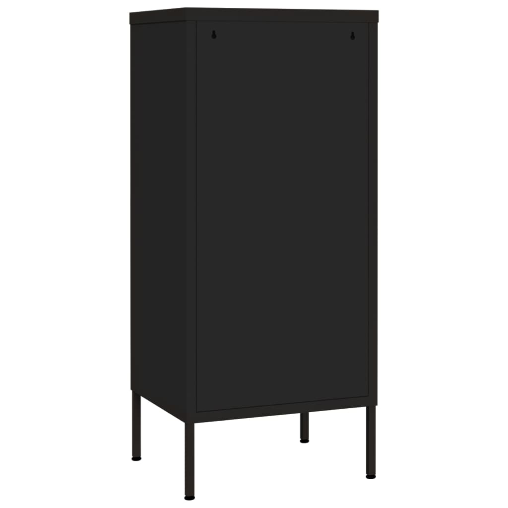 Storage Cabinet Black 42.5 x 35 x 101.5 cm Steel