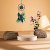 1Pcs Green Simple Feather Handmade Jewelry Indian Dream Catcher Ornaments for Wedding Home Decoration Party Gifts Gifts for Friends