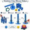 9 Shaping Sleeves Modular Clay Blossom Maker Diy Clay Flower Making Tool For Polymer & Modeling Clay Handmade Blossom
