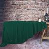 Matte Velvet Tablecloth Bottle Green For Table 230X230Cm