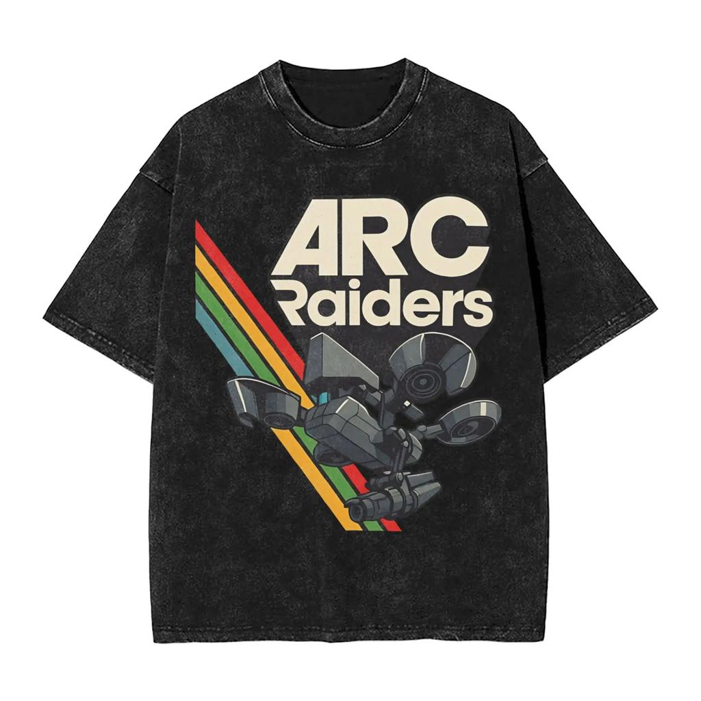 Новая игра Arc Raiders Игровые периферийные устройства Футболки с графическим принтом Унисекс Женские Ретро Стирка Хлопок Футболки Свободные Оверсайз Унисекс Модные Топы