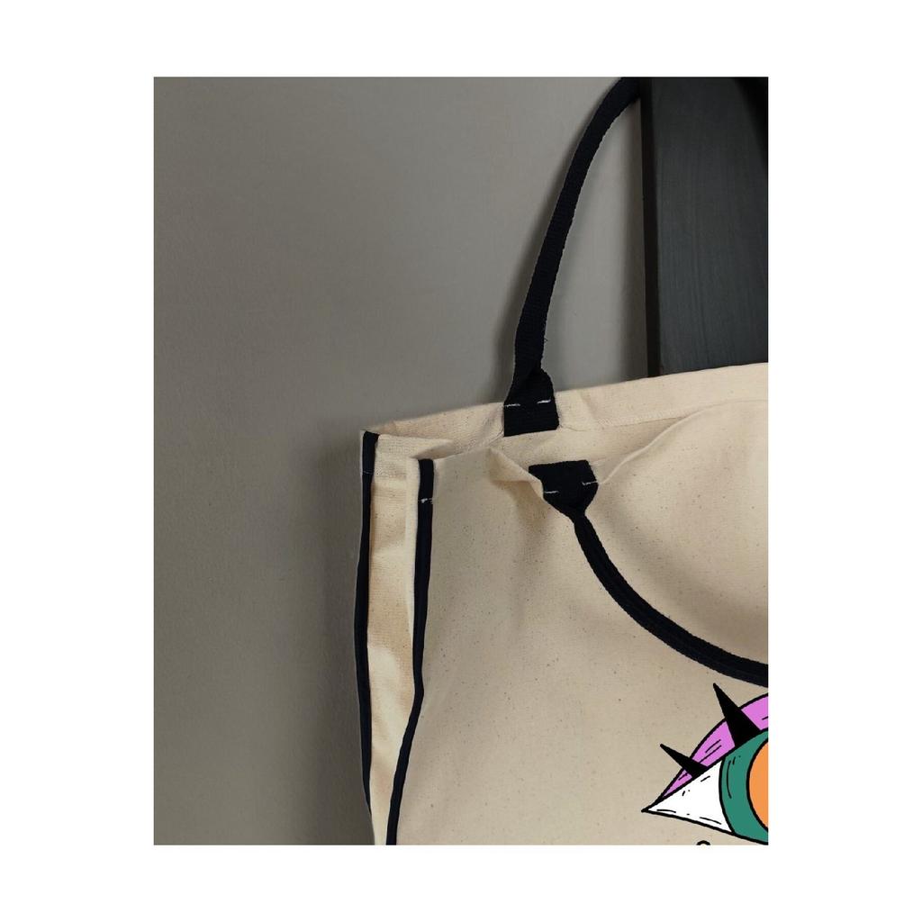 One Eye Cheerful Design Cloth Bag