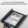 Hard Drive Tray Metal 2.5" To 3.5" SSD Hard Drive Metal Mounting Adapter Bracket