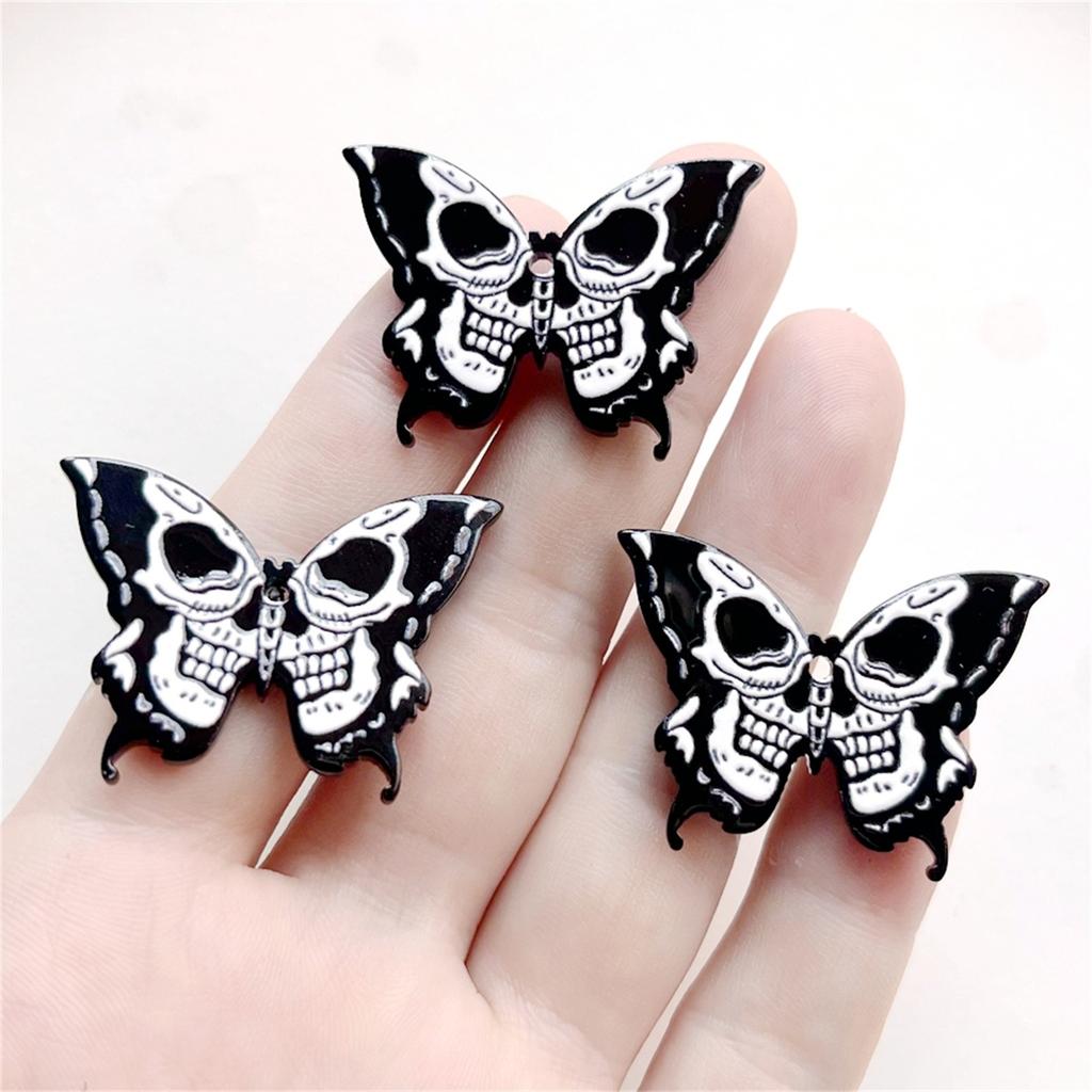 10pcs Beautiful Butterfly Relief Resin Flat Back Scrapbook Decoration Diy Jewelry Earrings Holiday Decoration Pendant