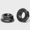 192PCS Carbon Steel Black Flange Nut Set - Mixed Female Flange Caps