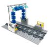 Train Track Cleaning Scene Diy Building Blocks Set - Small Particle Moc Creative Assembly Toy For Kids Gift