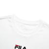 (WMNS) FILA Embroidered Logo Round Neck Sports Short Sleeve White Women's F11W133195F-WT