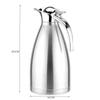 2000 мл чайник для термальной воды из нержавеющей стали 304 термокувшин Dinkware Thermos Coffee Pot Hotel