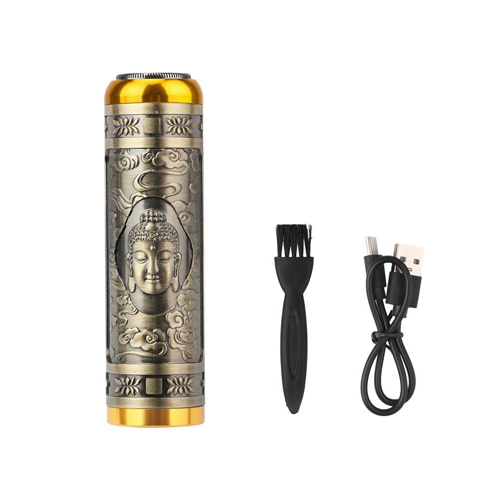 Профессиональная электробритва с Т-образным лезвием, машинка для стрижки волос, USB перезаряжаемая беспроводная бритва для бороды, триммер для носа и ушей, бритва, праздничный подарок для него