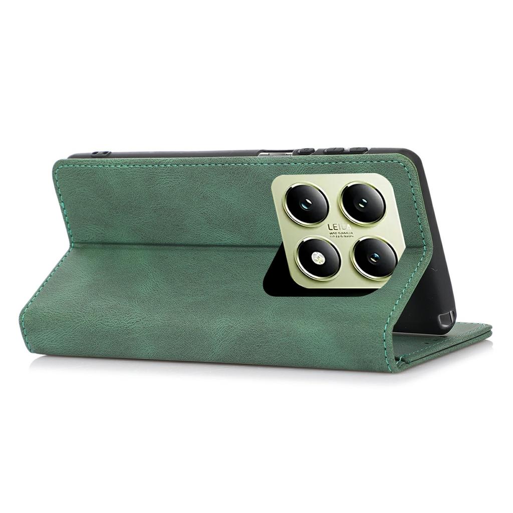 For Xiaomi 14T Pro Case Wallet Magnetic Closing Leather Flip Phone Cover