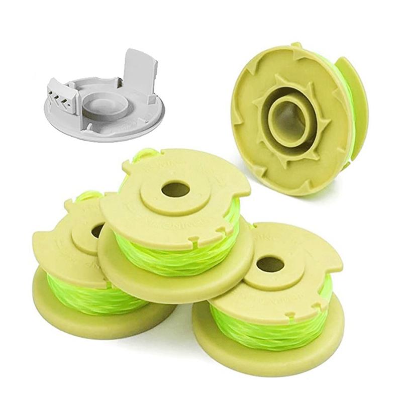 8X AC80RL3 Сменная катушка с леской для беспроводных триммеров Ryobi One Plus+ 18 В, 24 В и 40 В, Леска для триммера, Автоматическая подача