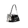 COACH shoulder bag [Customized bag] Faye metal logo cloud leather tag sewn embroidered carriage logo extension Butterfly Dream White Basic Outfit