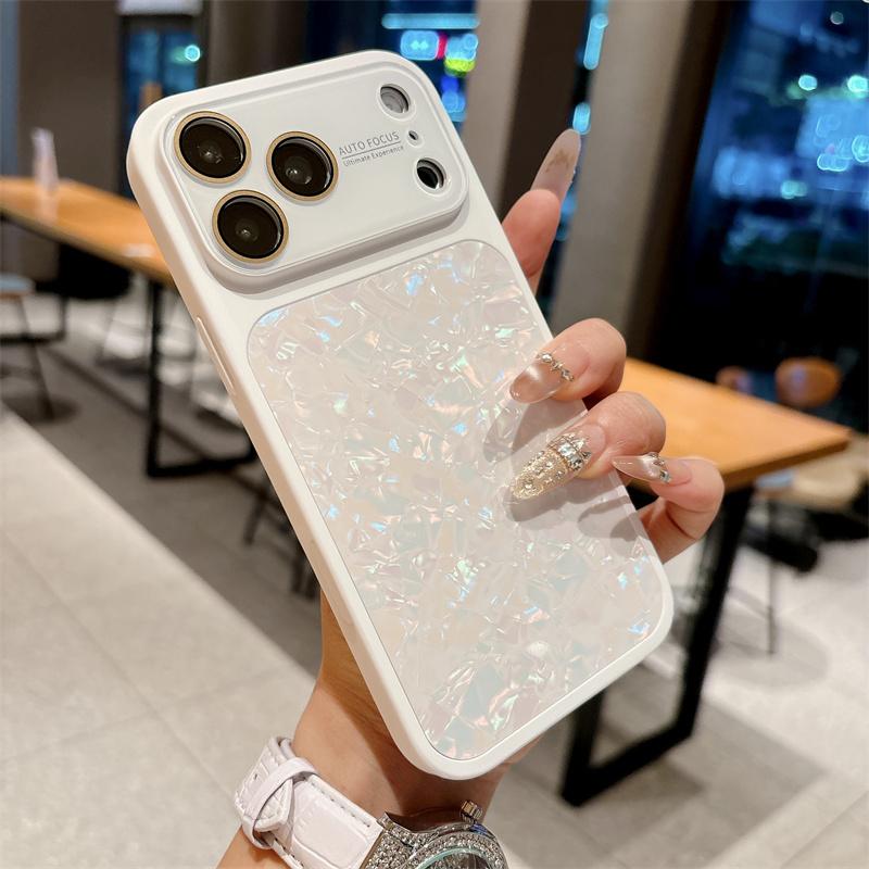 Роскошный чехол-ракушка с градиентом Dream для Apple iPhone 17 16 15 14 13 Pro Max, защита объектива камеры, противоударный чехол из ПК