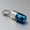 Cross Engraved Hole Pill Pendant Titanium Steel Waterproof Pill Case Pendant