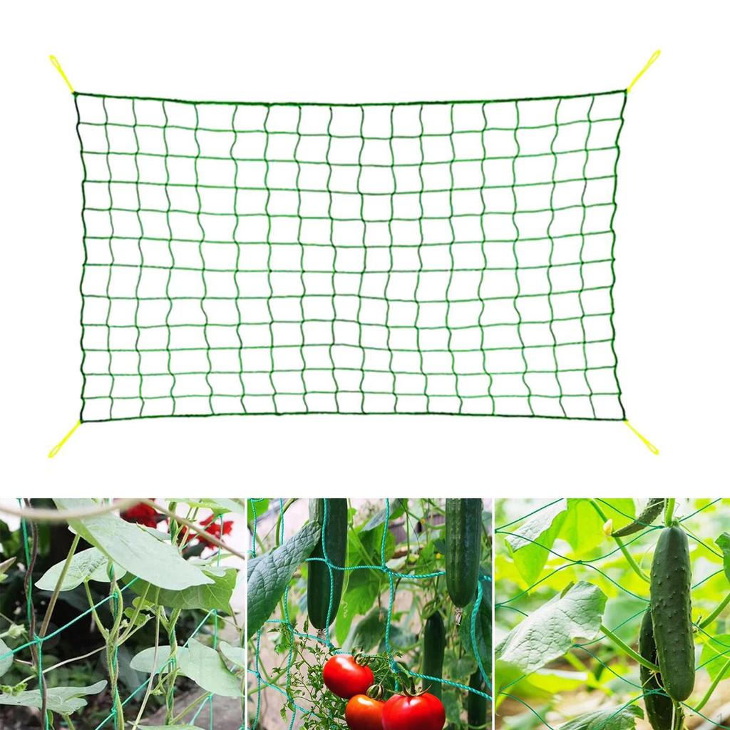 Сетка для поддержки вьющихся растений для садовой решетки с квадратной сеткой для огурцов