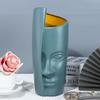 Exquisite Abstract Face Flower Vase Shatterproof Plastic Flower Pot Nordic Vase  Flower Arrangement
