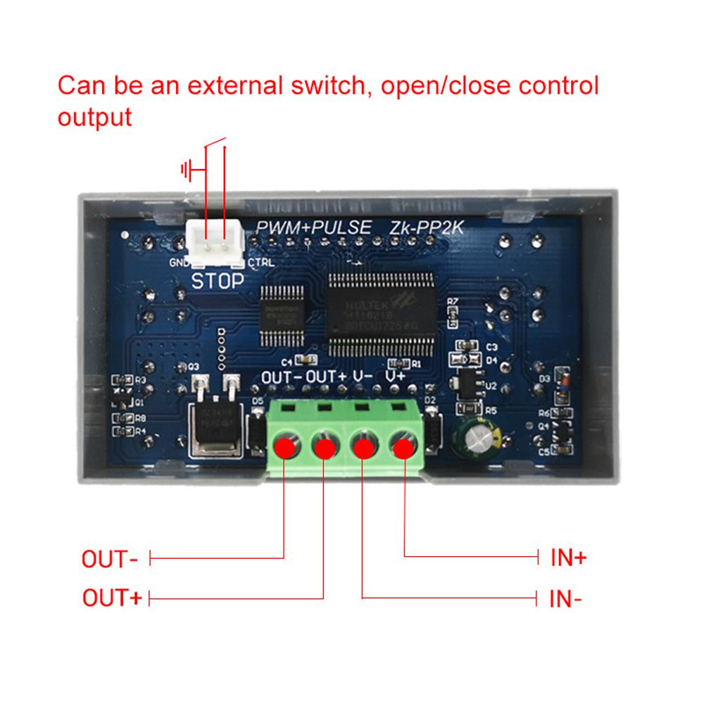 DC3.3-30V Рабочее напряжение 1 Гц-150 кГц Частота Высокая мощность ШИМ-драйвер Контроллер скорости двигателя ШИМ и