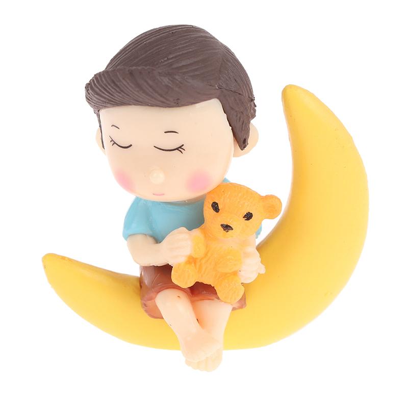 1 пара романтических фигурок лунной пары, украшения своими руками, бонсай, украшение домашнего стола