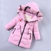 Cozy And Stylish Girls Cotton Jacket With Detachable Hood For Winter Fashion