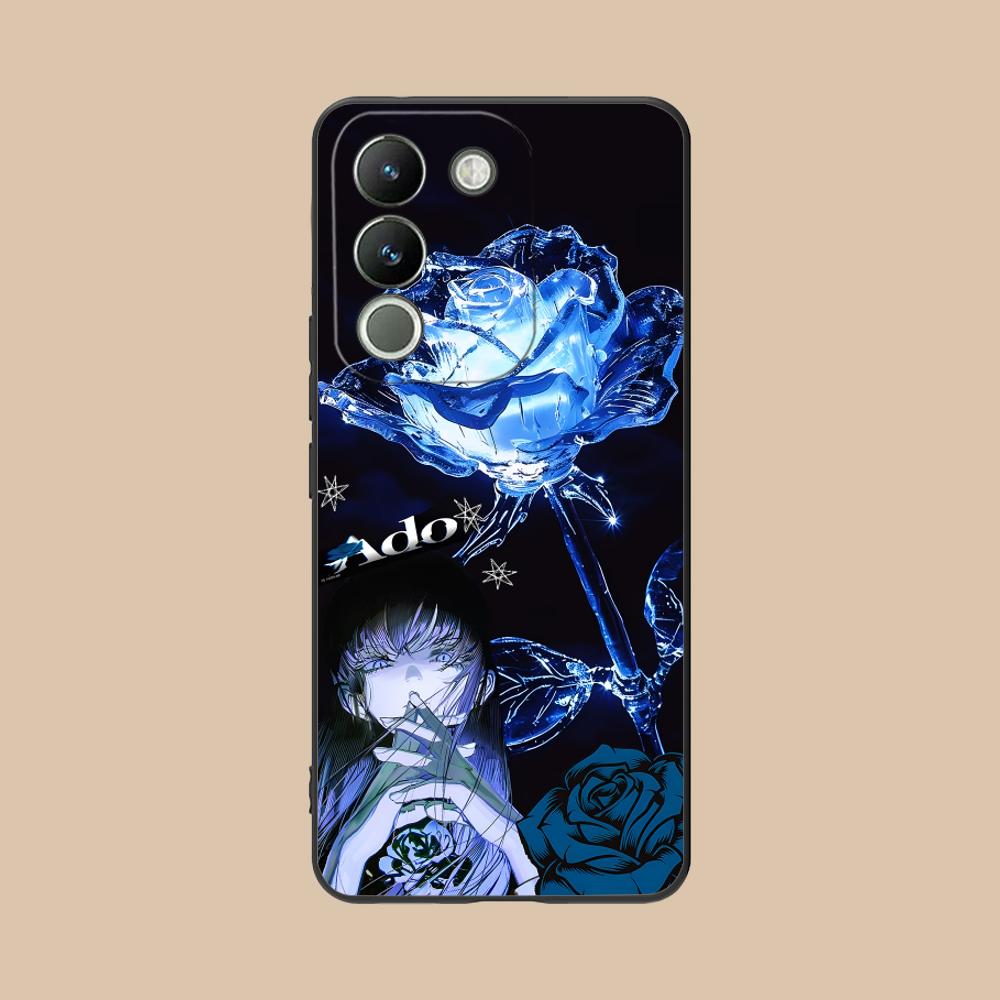 Аниме чехол для мобильного телефона Ado Rose для VIVO V60 V50 V40 V30 V29 V27 V25 V23 Pro Lite 5G Цветной печатный чехол Красивый чехол