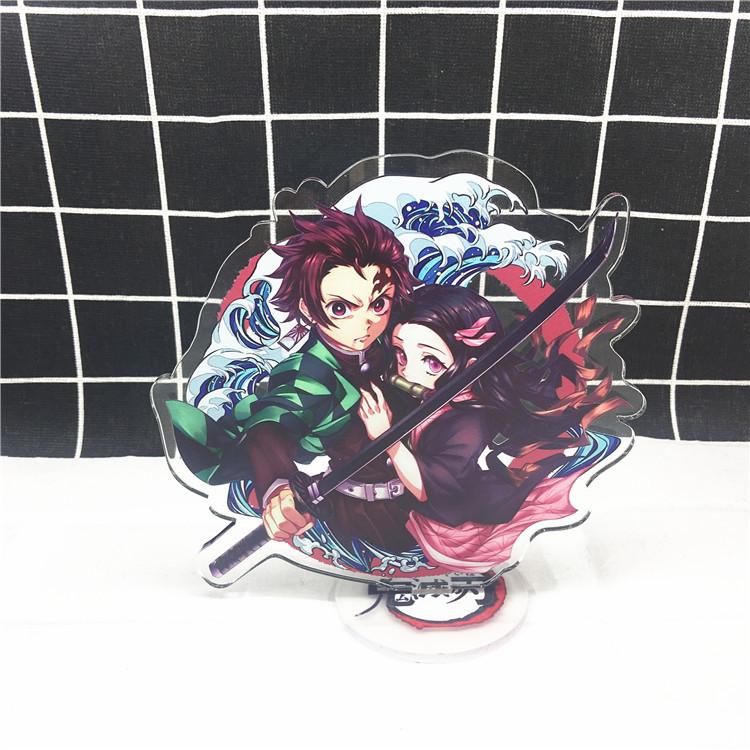 Акриловая подставка с изображением Танджиро и персонажей из «Истребителя демонов» — Идеально для украшения стола и в качестве подарка