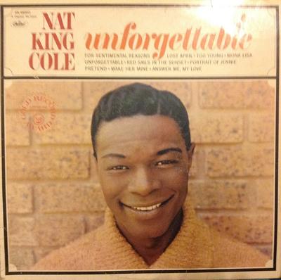 Виниловая пластинка НАТ КИНГ КОЛ  Unforgettable SN66003 CAPITAL RECORDS Канада Джаз Б/у