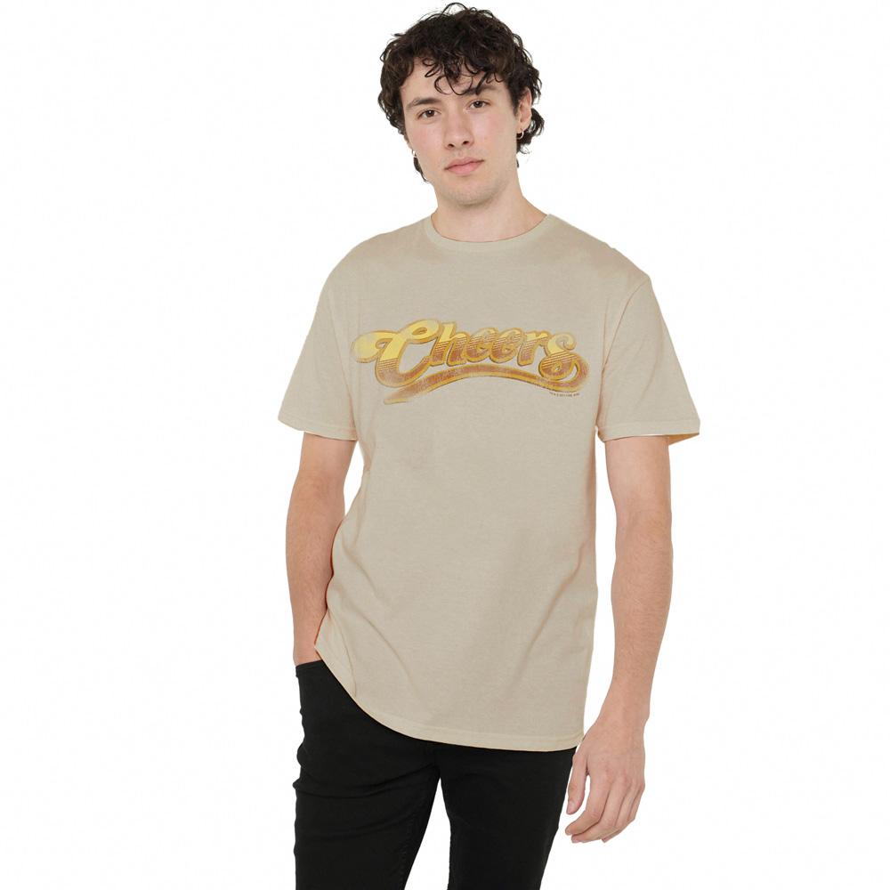 Мужская потертая футболка Cheers