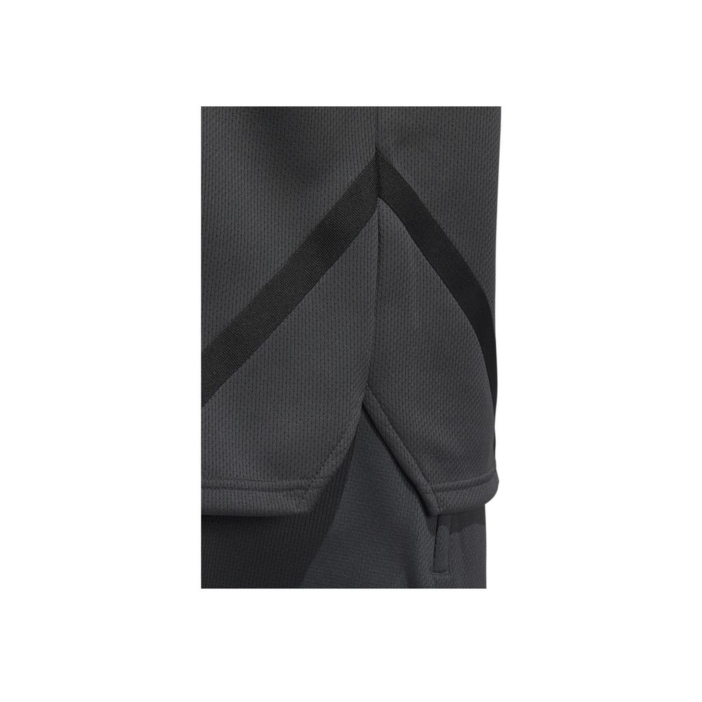 adidas Men's Black Gray Colorblock SELECT Hooded Pullover Sweatshirt IC2418