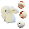 LIFKOME Fluffy Plush Rabbit Pillow, Stuffed Animal, Perfect for Birthdays, Celebrations, and Christmas, 20cm, White