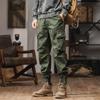 Уличный камуфляжный повседневный комбинезон с несколькими карманами, свободные функциональные тактические брюки, весенне-осенний трендовый бренд, леггинсы из чистого хлопка, мужские брюки