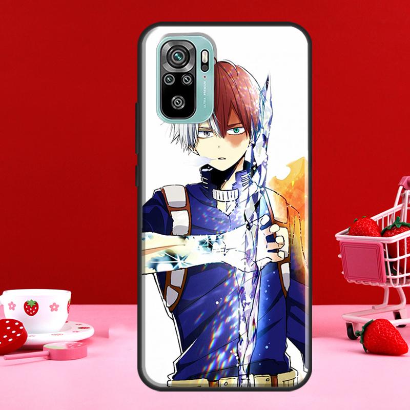 Чехол с аниме Shoto Todoroki для Redmi Note 10 Pro для Redmi Note 11 Pro Note 8 9 Pro 9S 10S 11S 9C 9A 9T