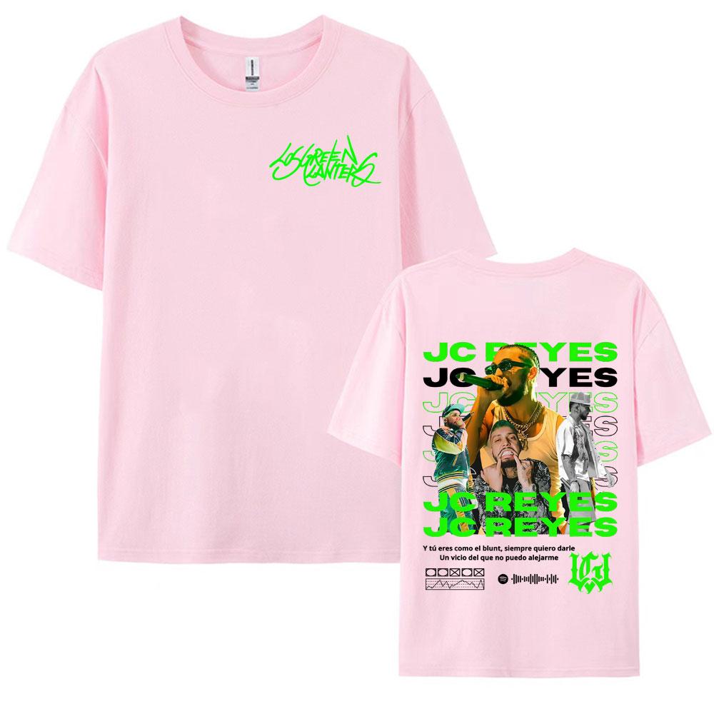 Rapper Jc Reyes Tour 2025 Double Sided Printed Tee Shirt Men Women Harajuku Fashion Gothic Tshirt Summer Comfort Cotton T Shirt