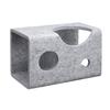 Catwalk Cat Wall (Nyanpeki) Parts, Tunnel, No Drilling Required, Wall Mount, Light Gray & Light Gray, QNP21MT0A0