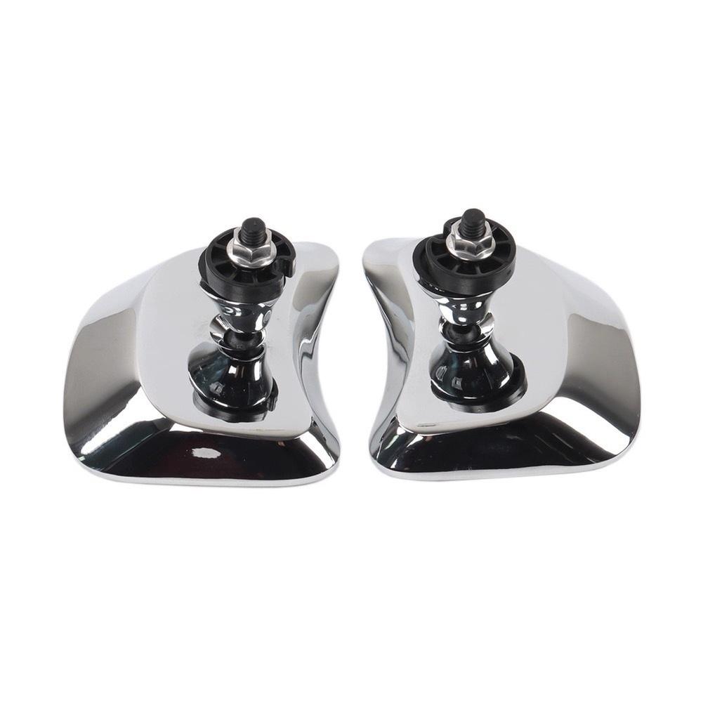 Aluminum Alloy Rear View Mirror For Off-road Riding Round Mirror Design Reinforced Frame PP Plastic Components
