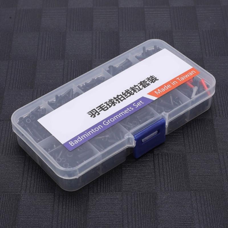Badminton Grommets Eyelets Badminton Racket String Protectors String Eyelets for Improved Racquet Stringing