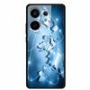 Для Vivo V60 5G Стеклянный чехол Расписной Цветочный Жесткий Закаленное Стекло Задняя Крышка Чехол Для Vivo V60 2025 Чехлы для Телефона 6.77" V2511 Корпуса
