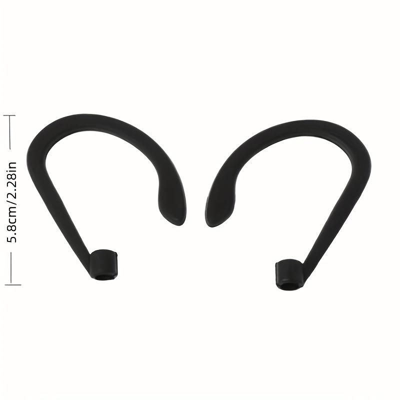 Пара не теряющихся заушных крючков для наушников Apple для Airpods, профессиональные противоскользящие силиконовые насадки для наушников, без наушников