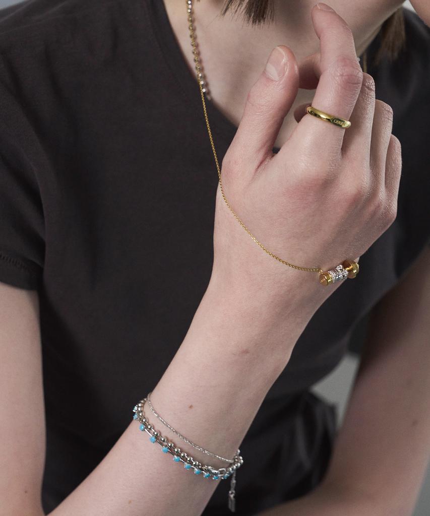 Lisse [Серебро 925 пробы] Разделитель Бирюзовый Теннисный B