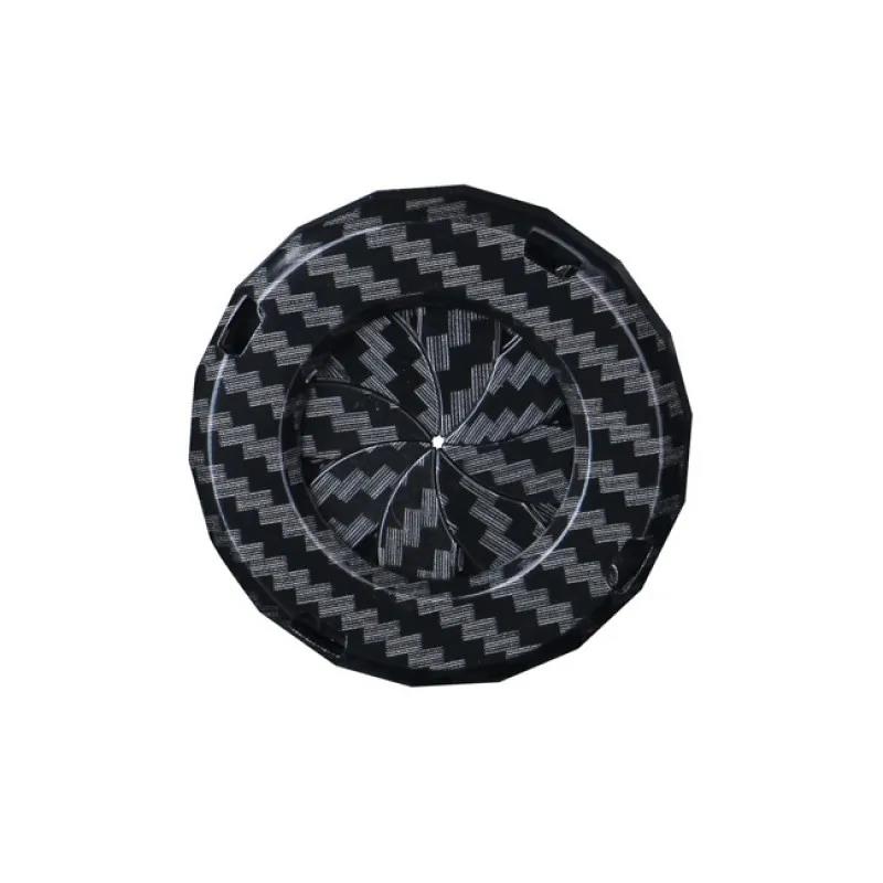 For One Button Start Stop Car Decorative Ring Cover Black ABS Universal Push Engine Protection Car Interior