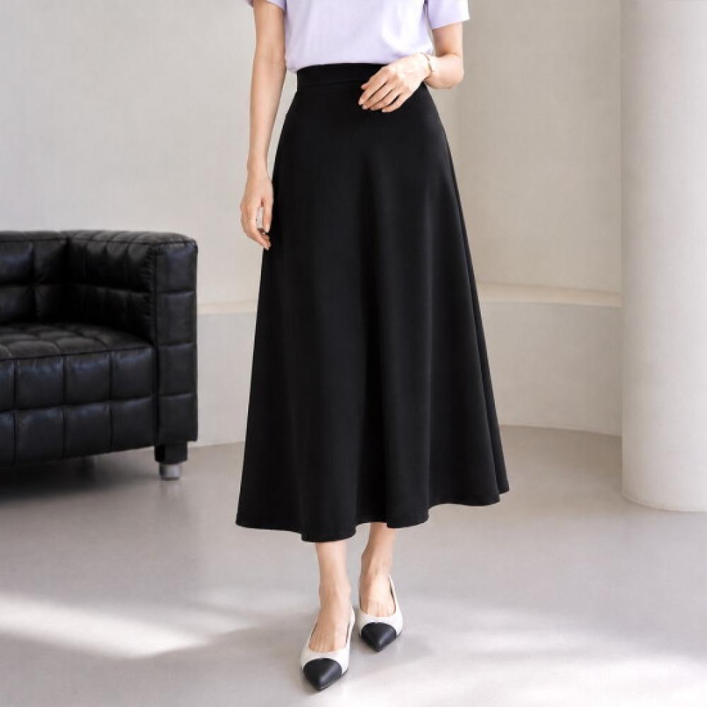 Customable Waistband Flare Skirt T2601sk003a