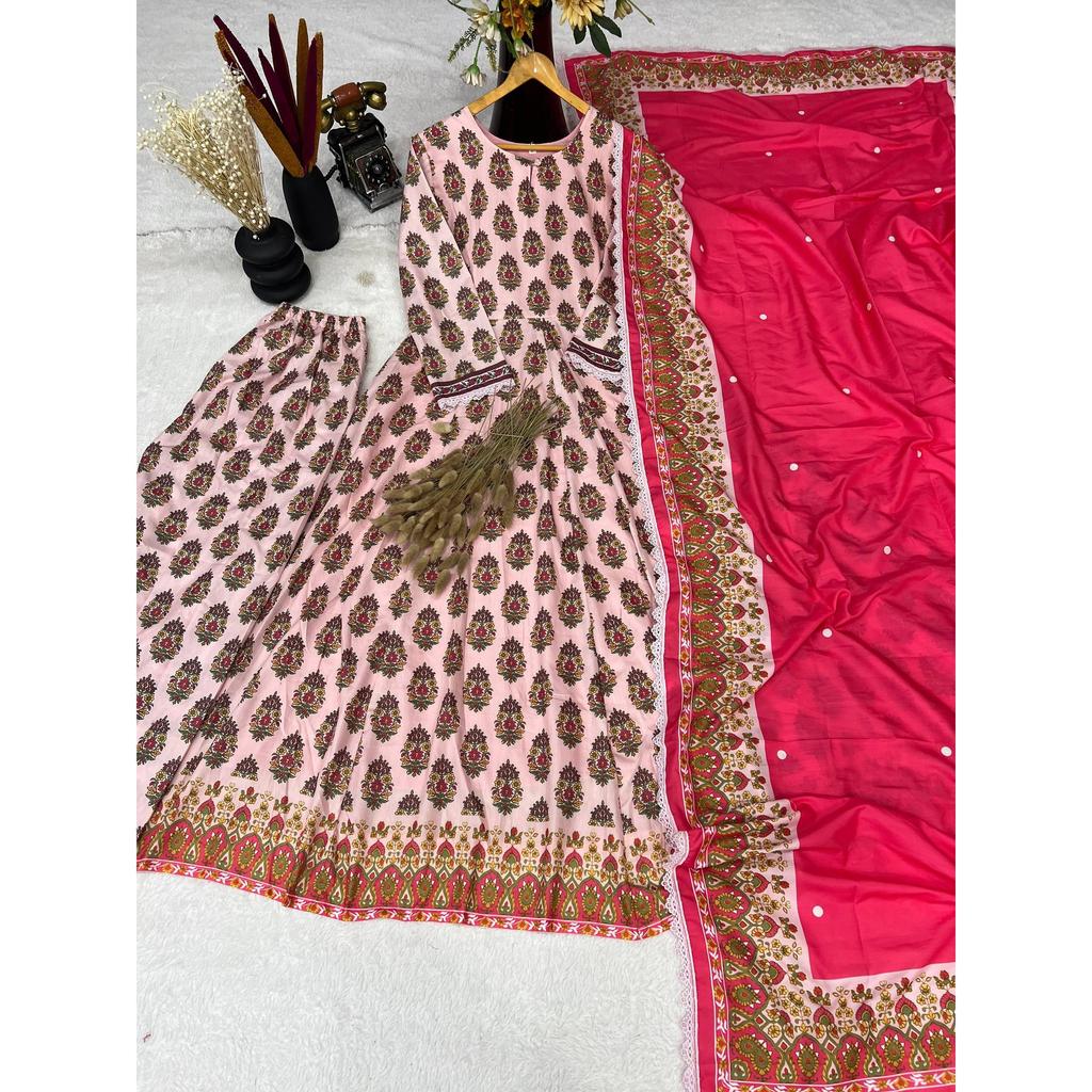 Anarkali Gown 3 Pcs Pair